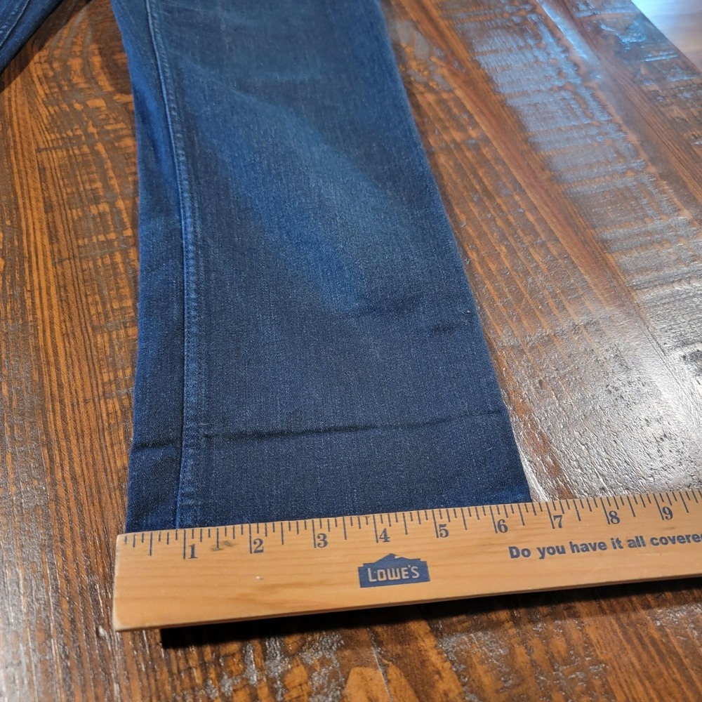 Burberry Brit Womens 28 Blue Jeans Cropped Denim Buckingham Capri Jeans Designer - Picture 5 of 11